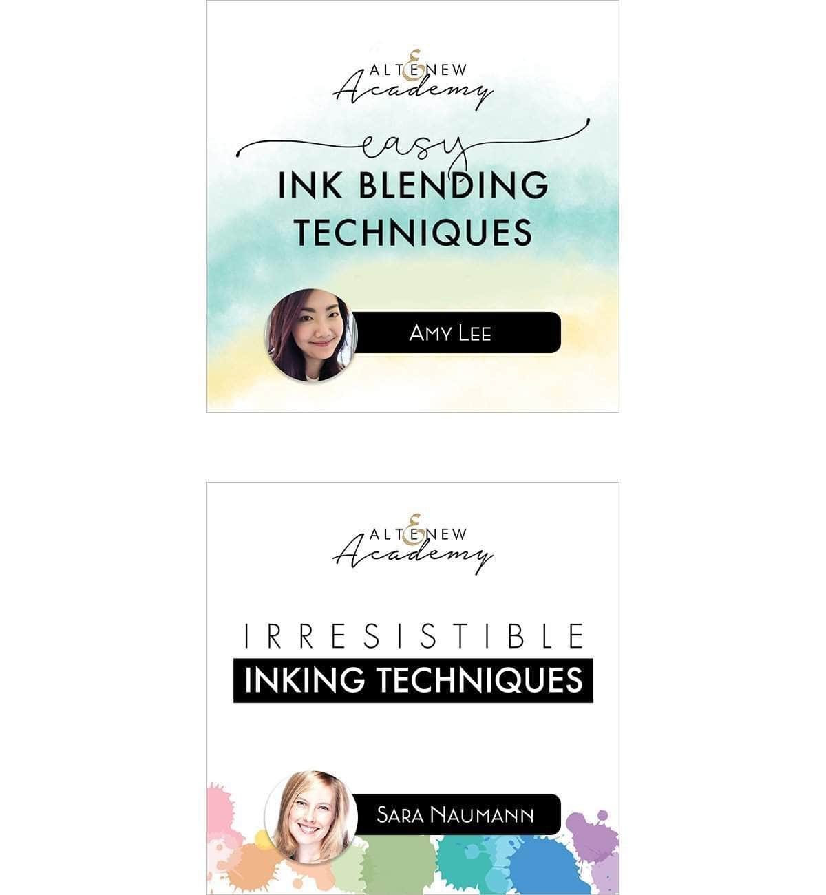 Altenew Breathtaking Blending Online Cardmaking Classes Bundle on demand class set for crafting and cardmaking techniques.