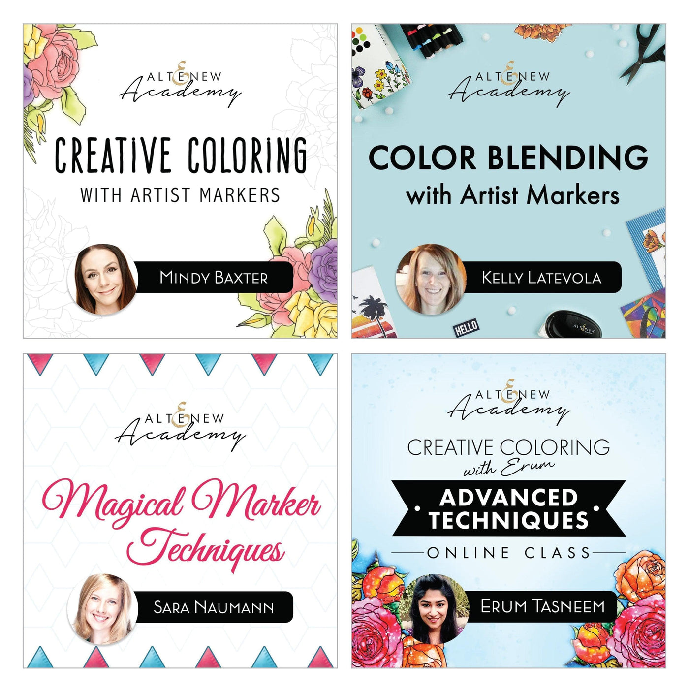 Creative Coloring With Artist Markers Online Class Bundle