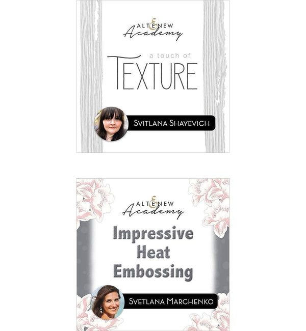 Heat and Texture Class Bundle Online Cardmaking Class