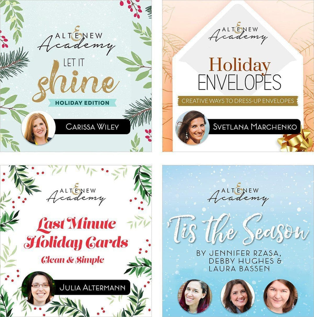 Let the Season Shine Class Bundle Online Cardmaking Class