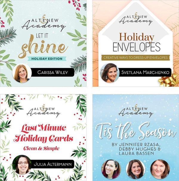 Let the Season Shine Class Bundle Online Cardmaking Class