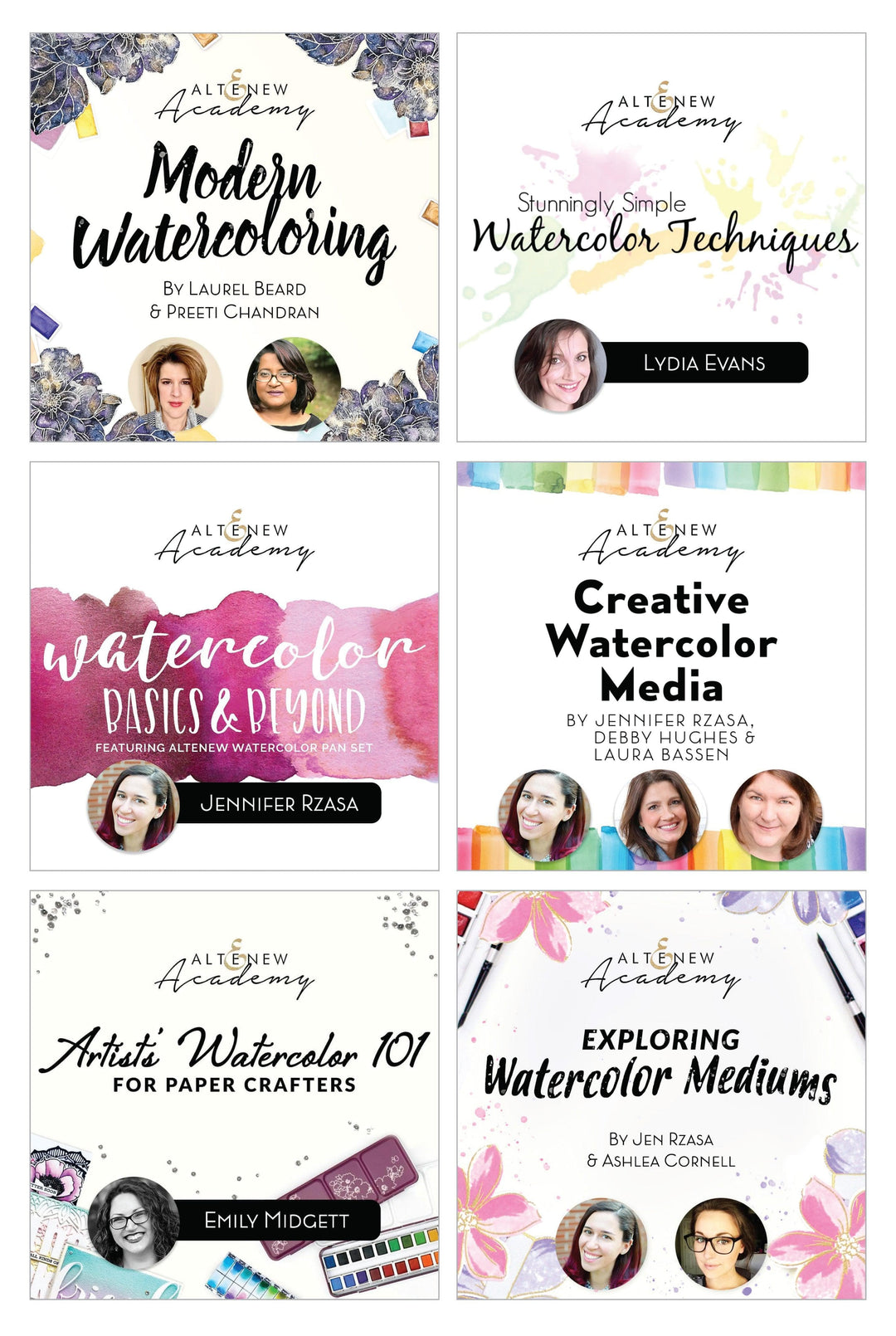 Wonderful World Of Watercolor Online Class Bundle