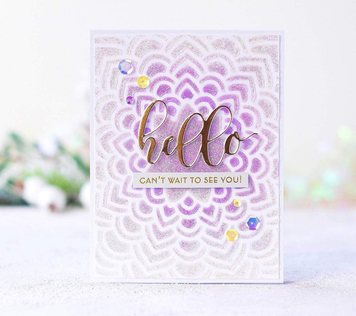 Altenew Creativity Kit Featurette Changing the Look of Embossing Paste Class