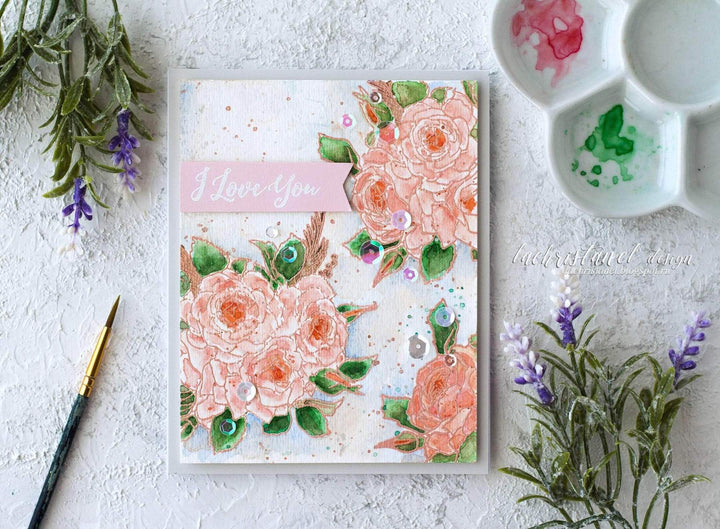 Altenew Creativity Kit Featurette Changing the Look of Embossing Paste Class