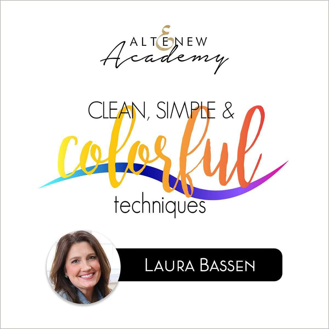 Altenew Class Clean, Simple, and Colorful Techniques Online Cardmaking Class