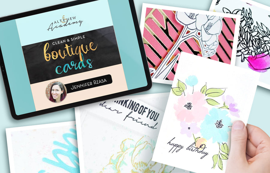Clean & Simple Boutique Cards Online Cardmaking Class class schedule