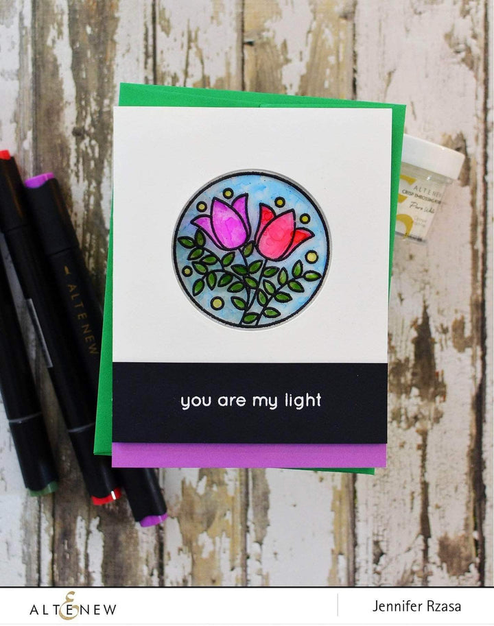 Altenew Creativity Kit Featurette Coloring Acetate Class