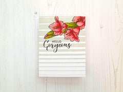 Altenew Creativity Kit Featurette Coloring Over a Stamped Backgrounds Class