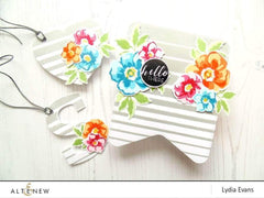 Altenew Creativity Kit Featurette Coloring Over a Stamped Backgrounds Class