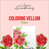 Altenew Creativity Kit Featurette Coloring Vellum Class
