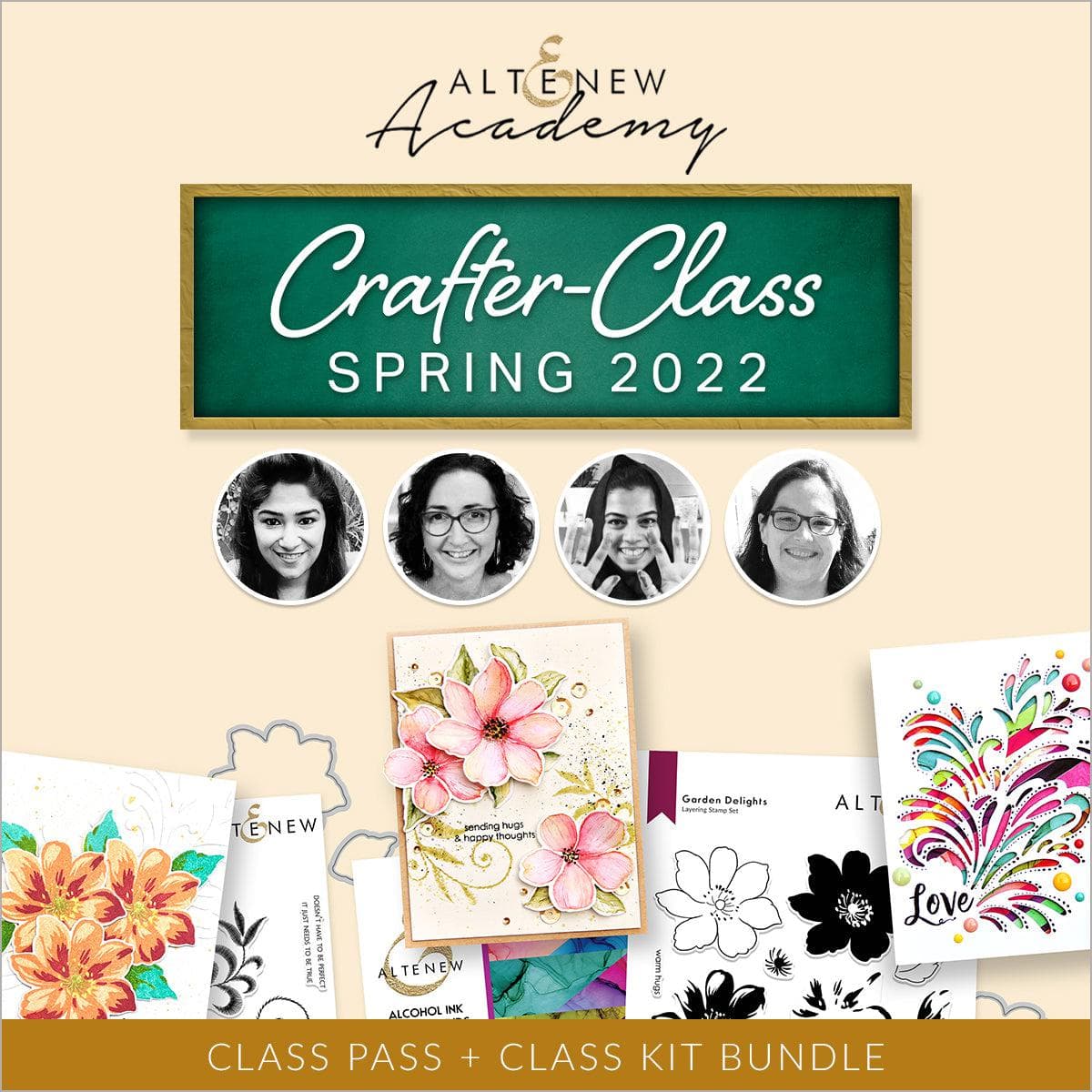 Altenew Crafter Class Crafter-Class Spring 2022 (Full Class Bundle)