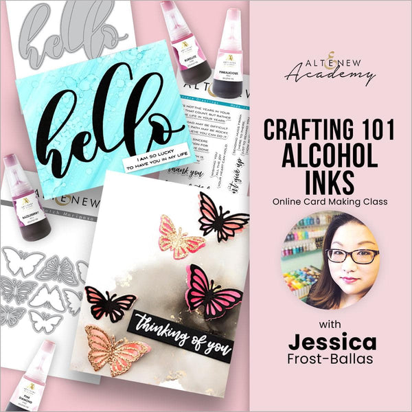 Crafting 101 - Alcohol Inks Online Cardmaking Class