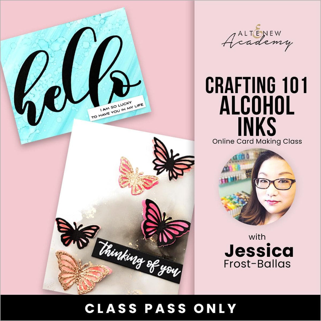 Crafting 101 - Alcohol Inks Online Cardmaking Class