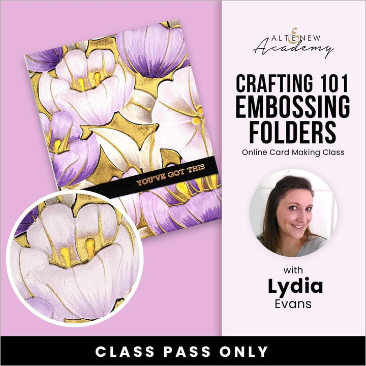 Crafting 101 - Embossing Folders Online Cardmaking Class