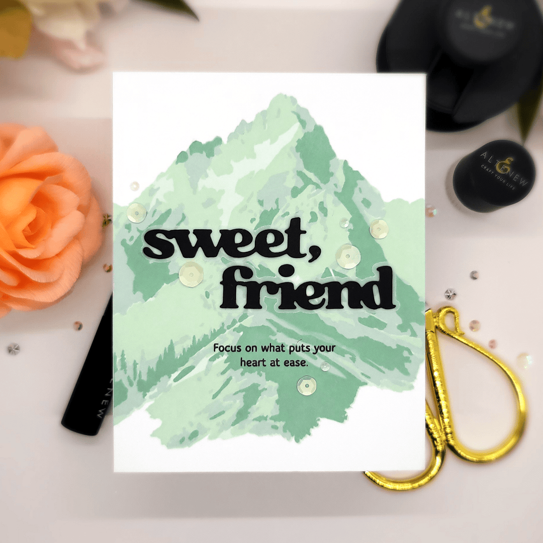 Crafting 101 - Layering Stencils