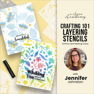 Crafting 101 - Layering Stencils