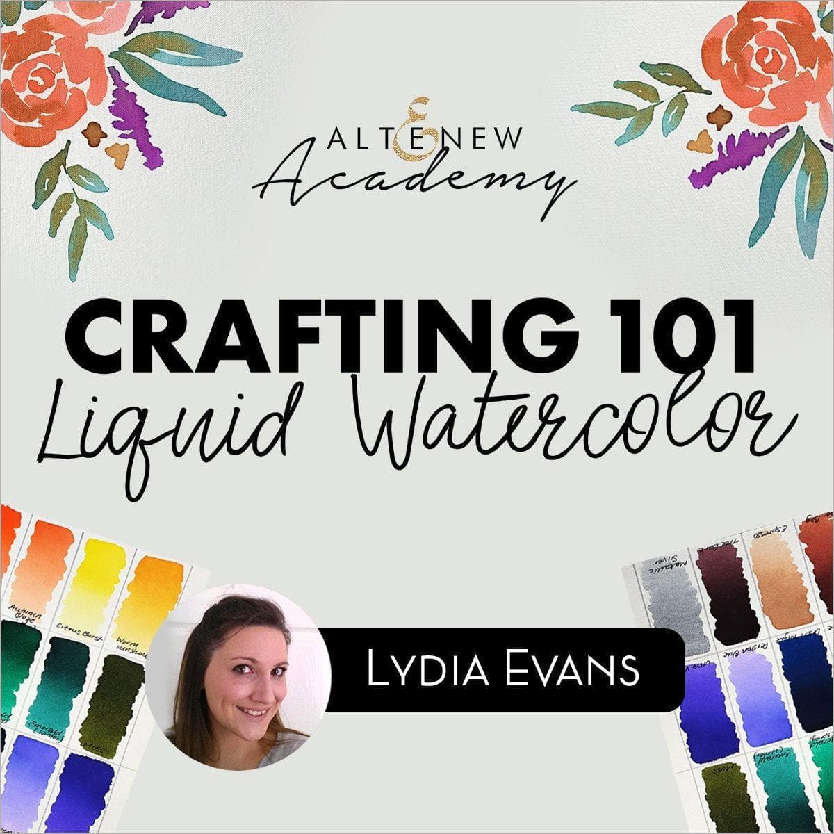 Altenew Class Crafting 101 - Liquid Watercolor Online Cardmaking Class