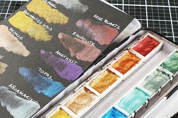 Altenew Class Crafting 101 - Metallic Watercolors Online Cardmaking Class