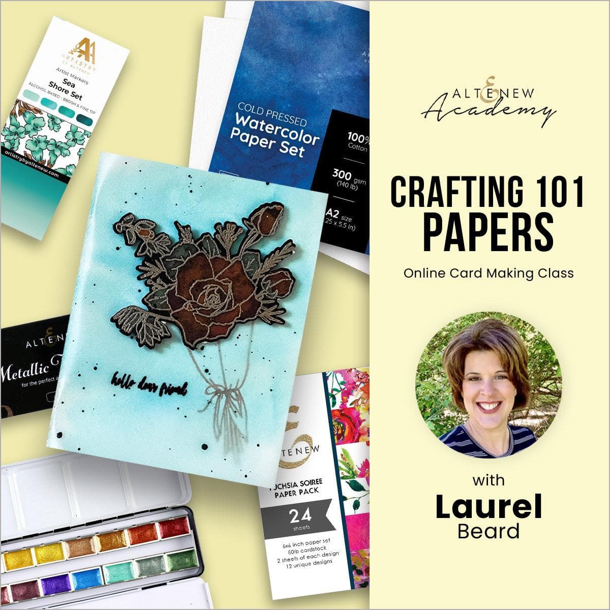 Crafting 101 - Papers Online Cardmaking Class