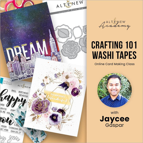 Crafting 101 - Washi Tapes Online Cardmaking Class