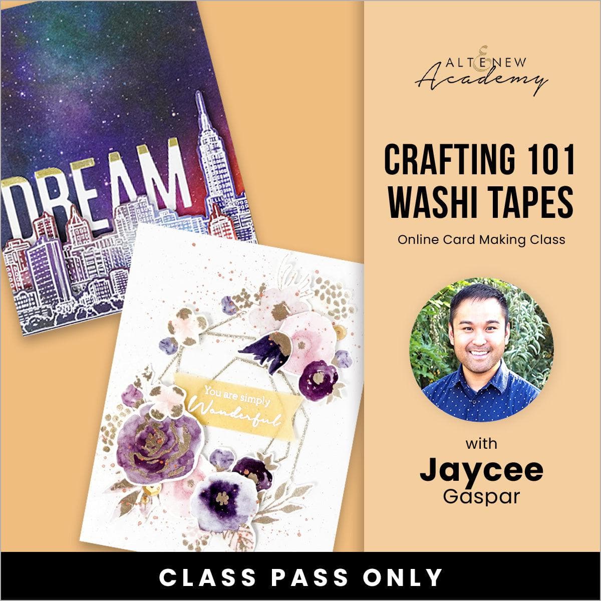 Crafting 101 - Washi Tapes Online Cardmaking Class
