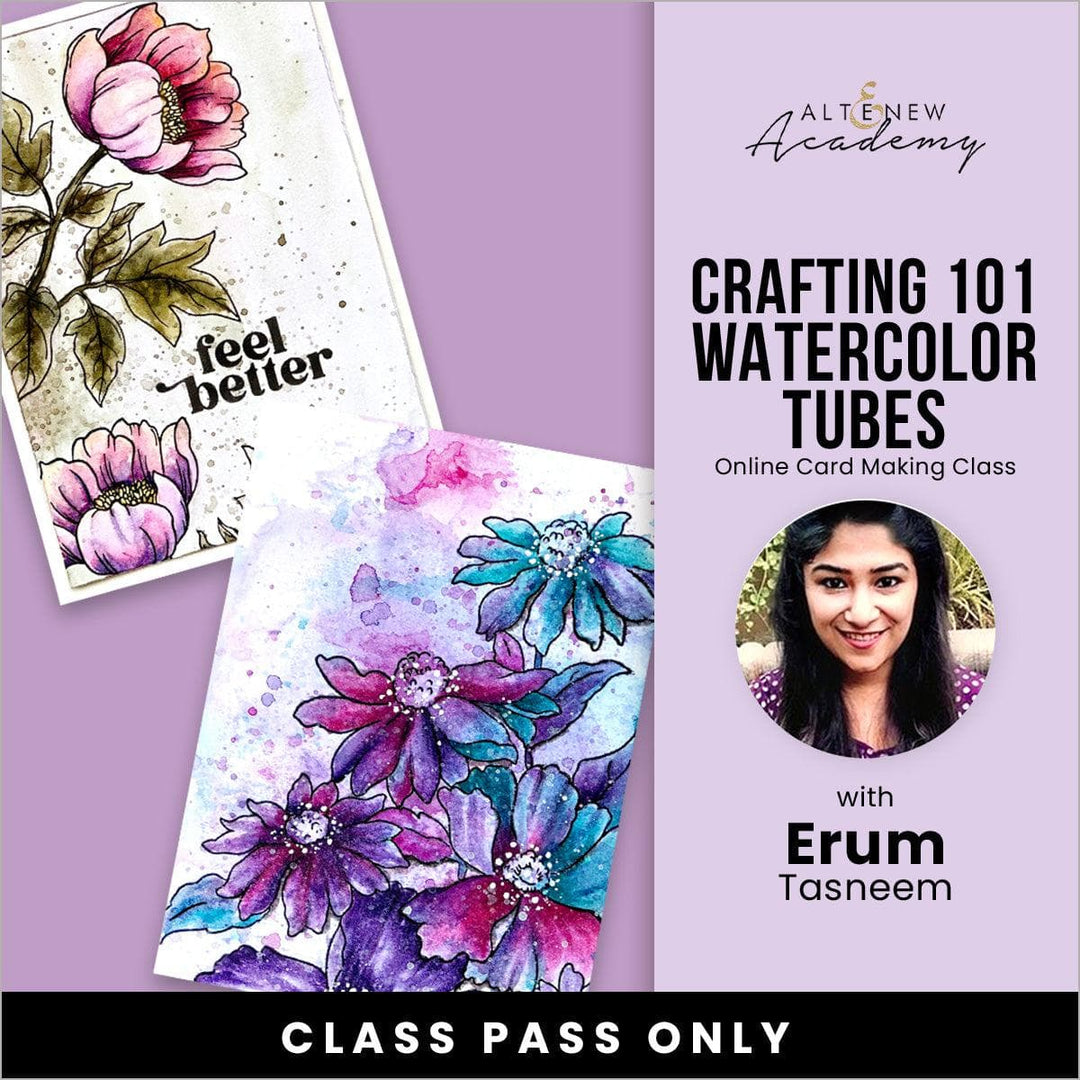Crafting 101 - Watercolor Tubes