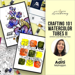 Crafting 101 - Watercolor Tubes for Cardmakers II