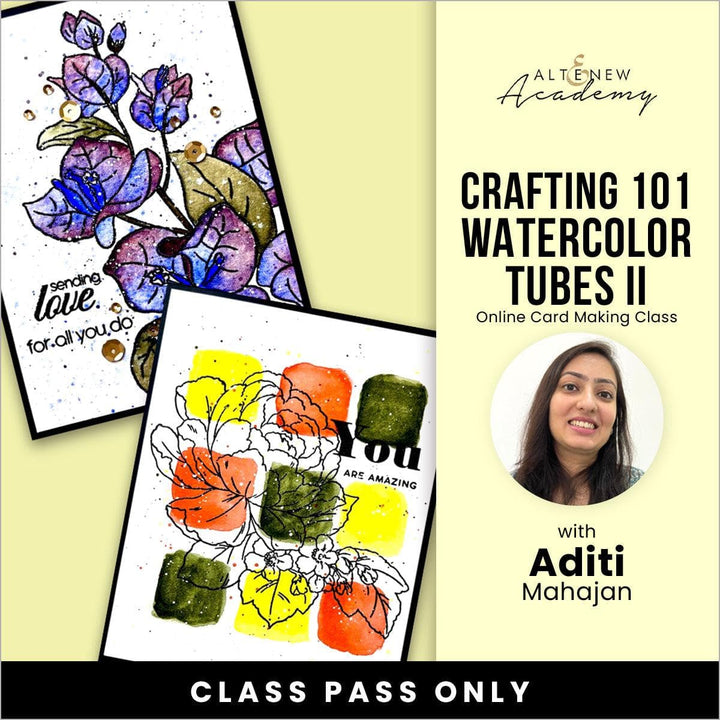 Crafting 101 - Watercolor Tubes for Cardmakers II