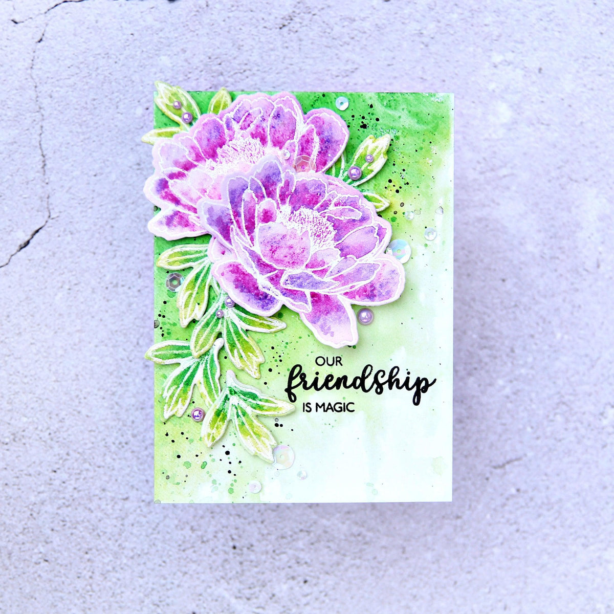 Alt text: Altenew Crafting 101 Woodless Watercolor Online Cardmaking Class on demand, featuring watercolor techniques for cardmaking.