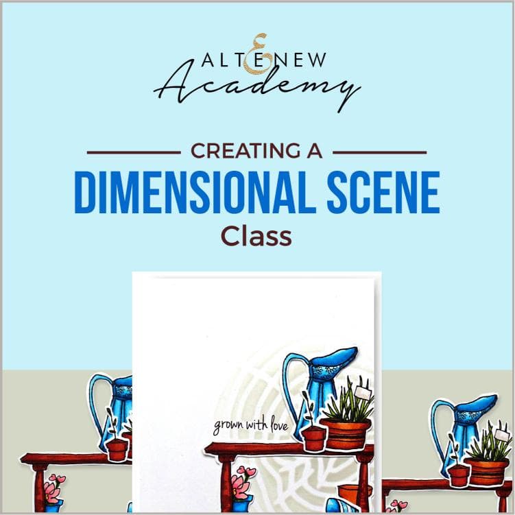 Altenew Creativity Kit Featurette Creating a Dimensional Scene Class