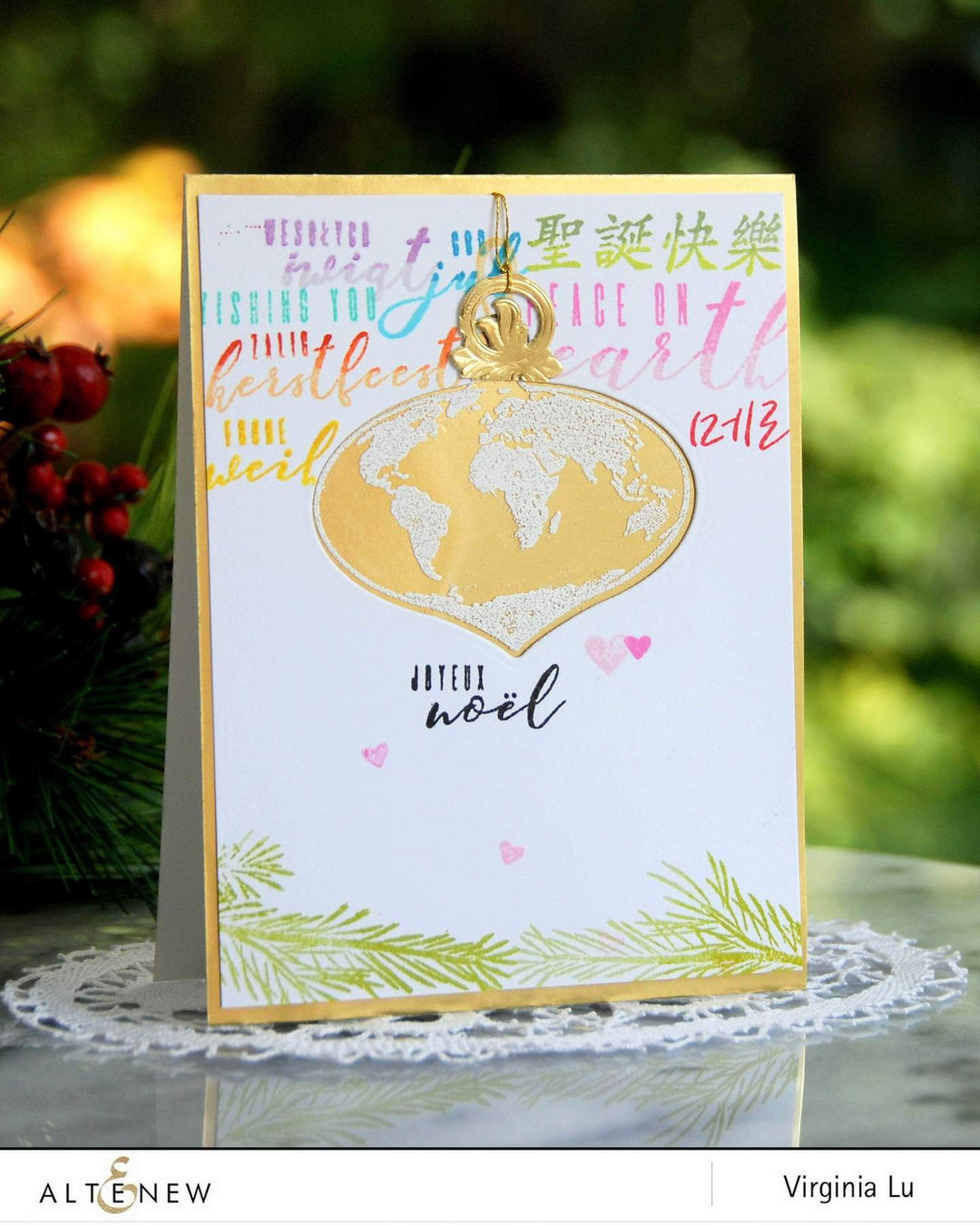 Altenew Creativity Kit Featurette Creating a Floating Image Class