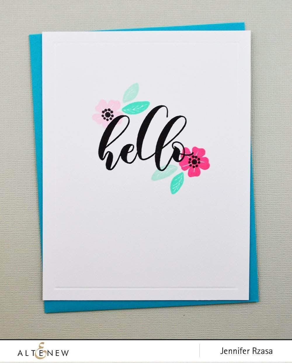 Altenew Creativity Kit Featurette Creating a Garden with Stamped Die-Cuts Class