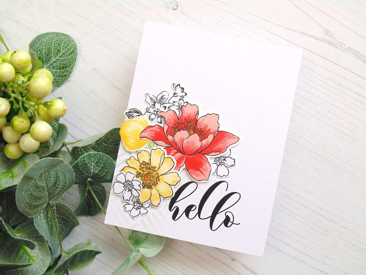 Altenew Creativity Kit Featurette Creating a Garden with Stamped Die-Cuts Class