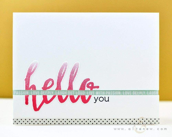 Altenew Creativity Kit Featurette Creating a Softer Stamp Look with No Outline Class