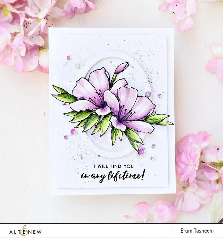 Altenew Creativity Kit Featurette Creating a Softer Stamp Look with No Outline Class