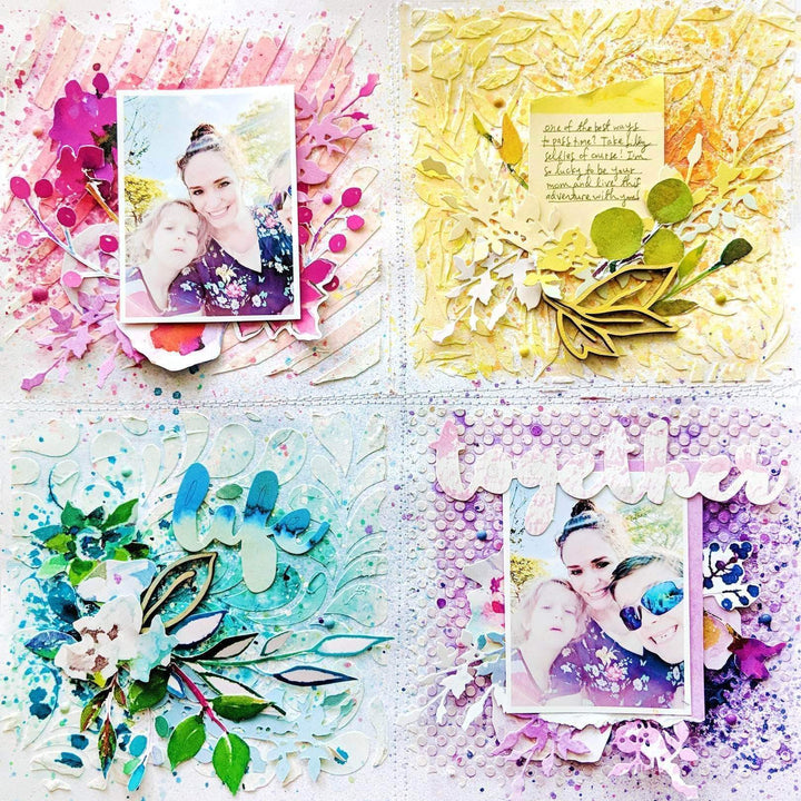 Altenew Creativity Kit Featurette Creating a Softer Stamp Look with No Outline Class