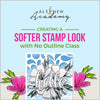 Creating a Softer Stamp Look with No Outline Class