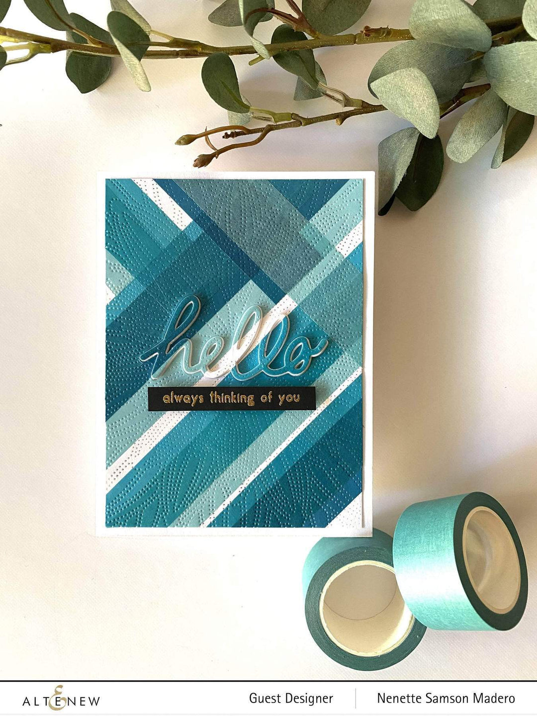 Altenew Creativity Kit Featurette Creating Dimension  with Stamped Acetate Class