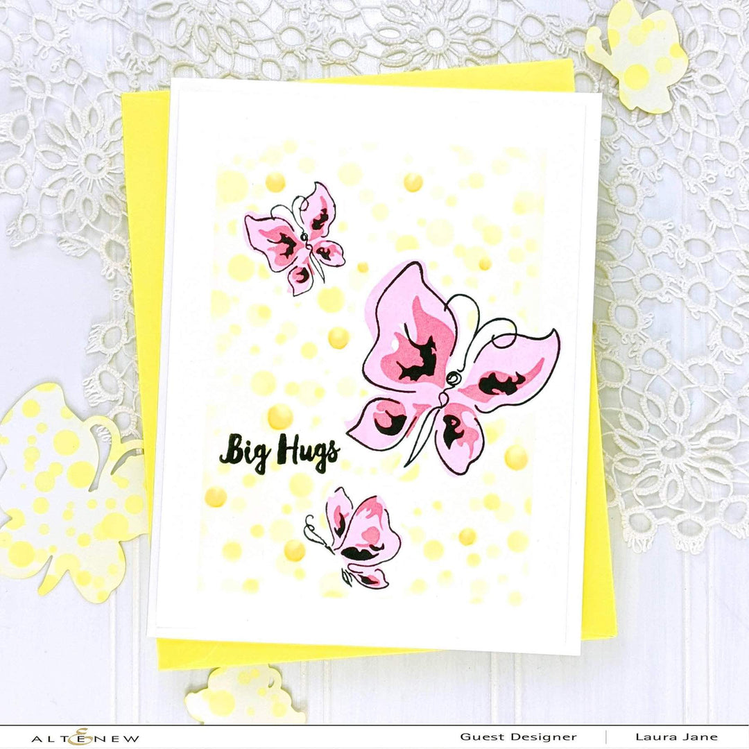 Altenew Creativity Kit Featurette Creating Dimension  with Stamped Acetate Class