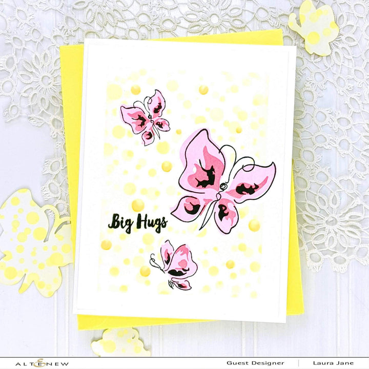 Altenew Creativity Kit Featurette Creating Dimension  with Stamped Acetate Class