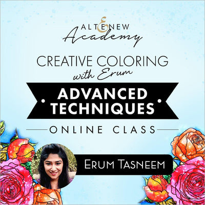 Altenew Class Creative Coloring with Erum - Advanced Techniques Online Class