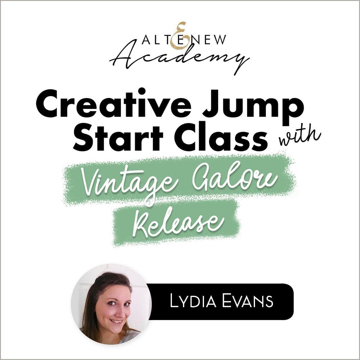 Altenew Class Creative Jump Start Class with Vintage Galore Release