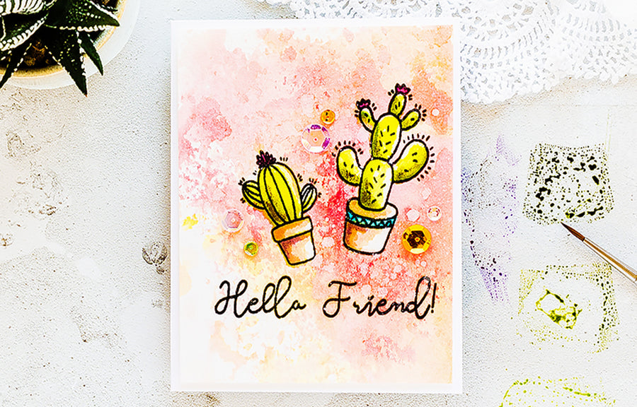 Creative Watercolor Media Online Cardmaking Class class schedule