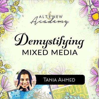 Altenew Class Demystifying Mixed Media Online Cardmaking Class