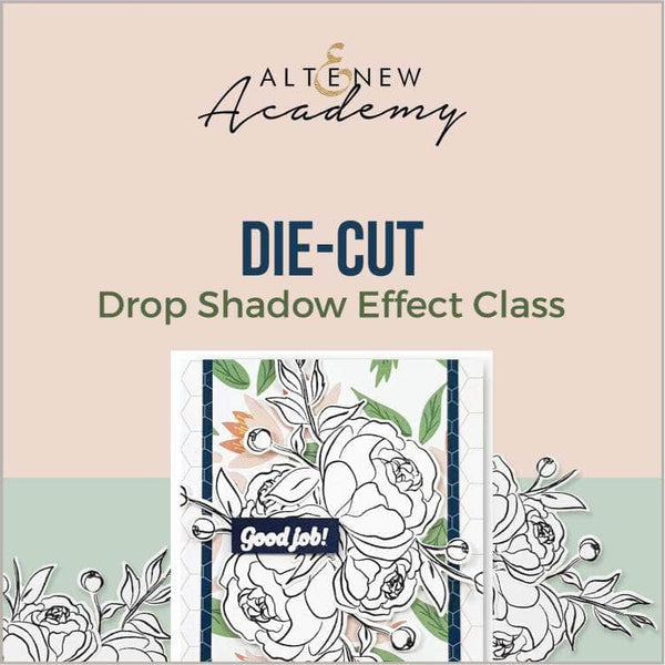 Altenew Creativity Kit Featurette Die-Cut Drop Shadow Effect Class