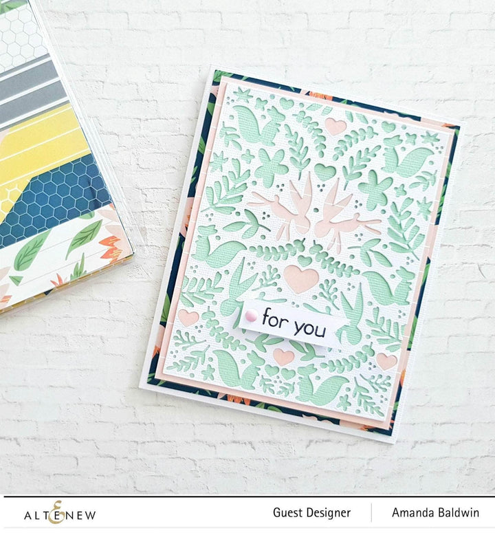 Altenew Creativity Kit Featurette Die-Cut Drop Shadow Effect Class