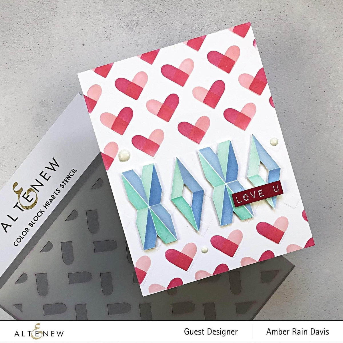 Altenew Creativity Kit Featurette Die-Cut Drop Shadow Effect Class