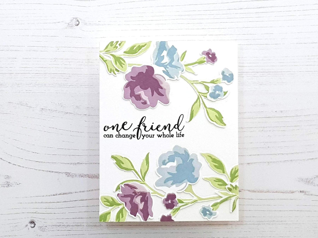 Altenew Creativity Kit Featurette Disguising the Edge of Patterned Paper Class