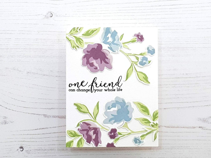 Altenew Creativity Kit Featurette Disguising the Edge of Patterned Paper Class