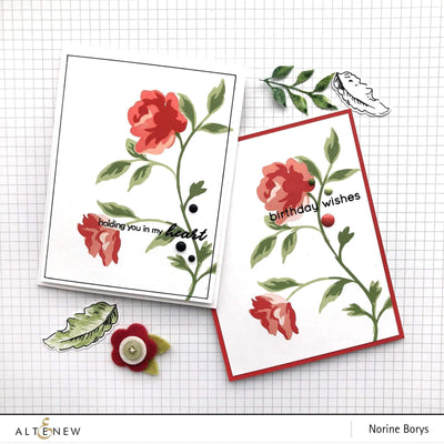 Altenew Creativity Kit Featurette Disguising the Edge of Patterned Paper Class